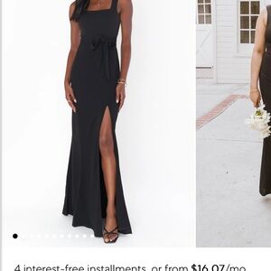 Show me your mumu Paris gown black